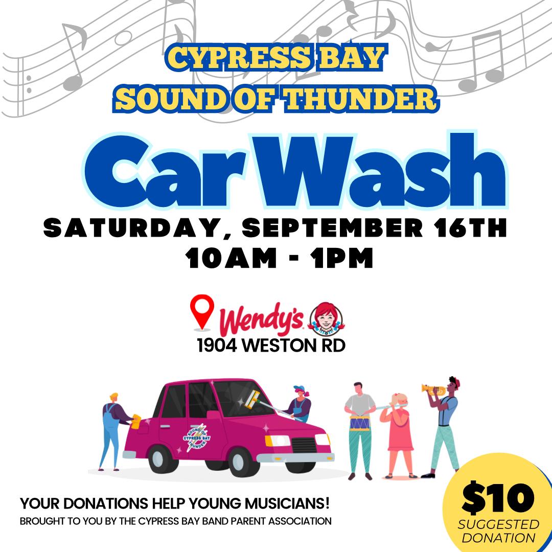 Time to be back and share some updates! "Timeless" Marching Season is  on the way and we're actively fundraising to make sure our students can travel to FMBC Finals on November 12th! You can help tomorrow and stop by our legendary Carwash!