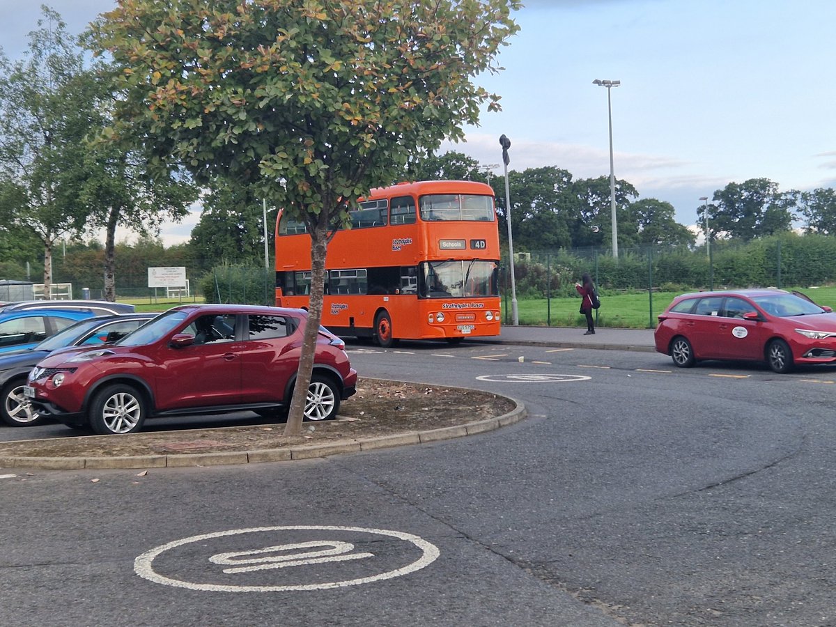 StModansHS's tweet photo. Many thanks and a fond farewell to the legend that is Dr Hay. Thank you for the science, physics,  technical, and automotive classes. You and your big orange Strathclyde transport bus will  be missed. Good luck in your next school. ❤️ 💛 ❤️ https://t.co/RqfP05l4ZH