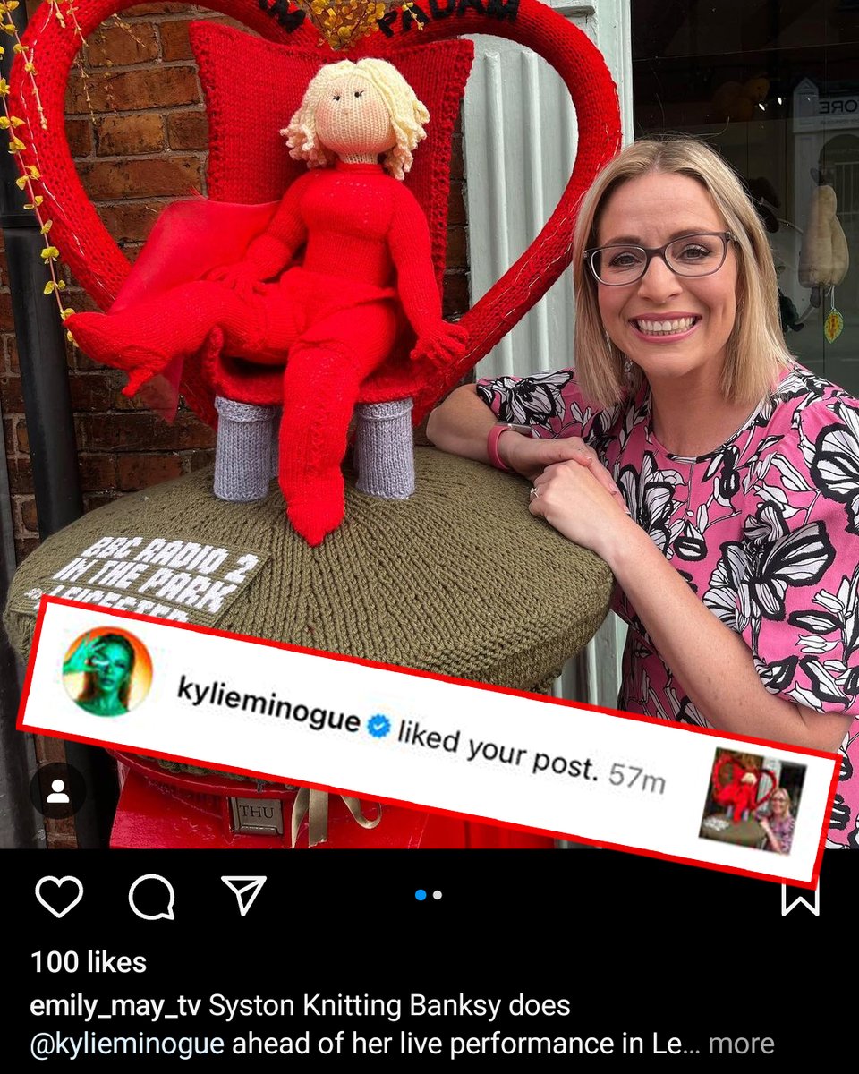 bbcemt's tweet photo. When @kylieminogue likes your post 😮🤩 https://t.co/ji8IKprZO6