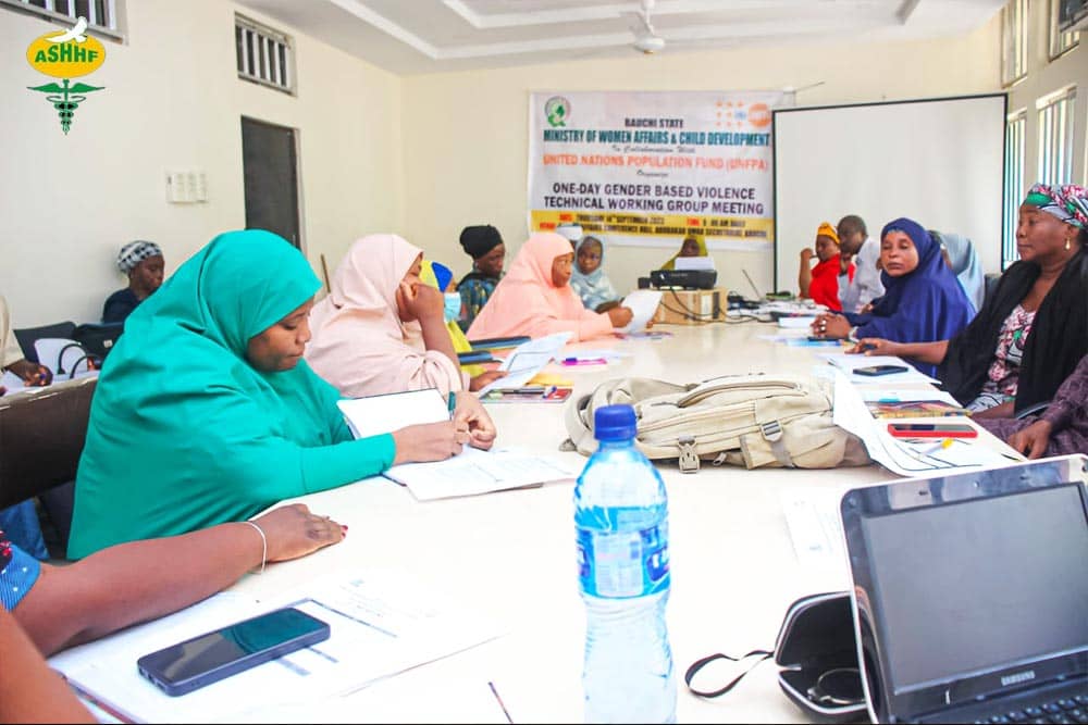 ashhfoundation's tweet photo. ASHHFOUNDATION attended a One-Day Gender Based Violence Technical Working Group Meeting organized by The Ministry of Women and Affairs and Child Development. Funded by UNFPA.
#ASHHFoundation
#SGBV
#womenaffairs
#bauchi https://t.co/XWg75lafLW