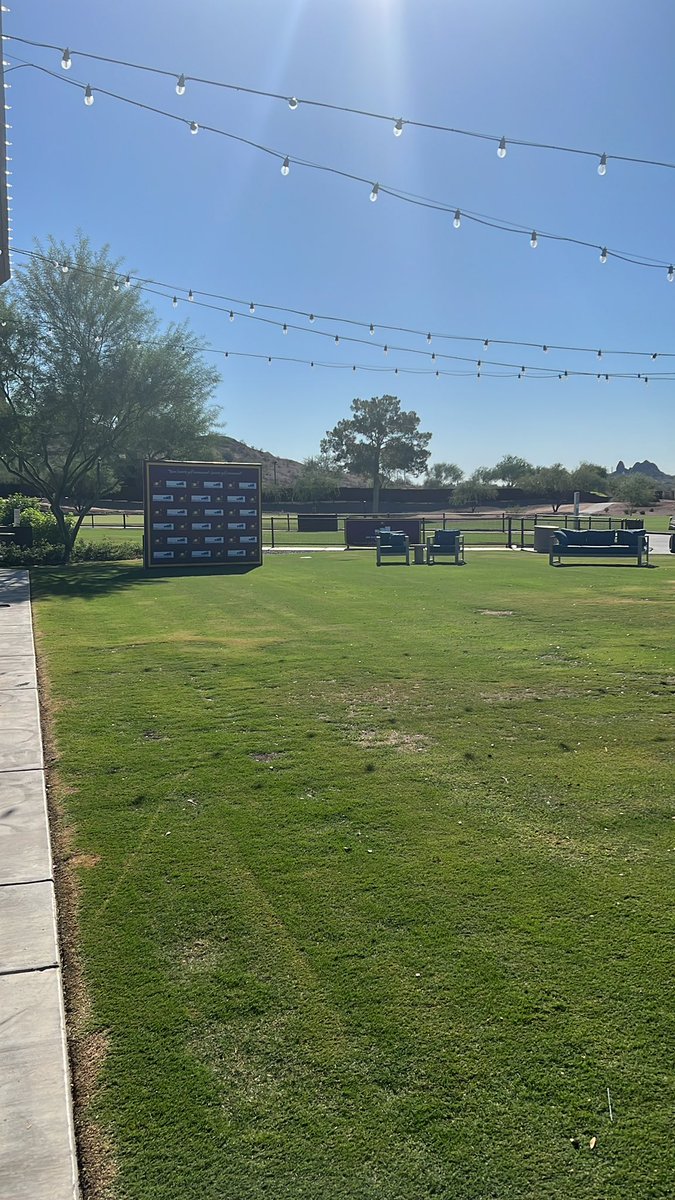 WillGoode3's tweet photo. @SunDevilHockey @sundevilclub  we ready and set up for a great day supporting Sun Devil Hockey at the 2023 Hockey Golf Classic thanks to all our sponsors and participants. ForksUp 🔱⬆️ https://t.co/EZmulbmR7k