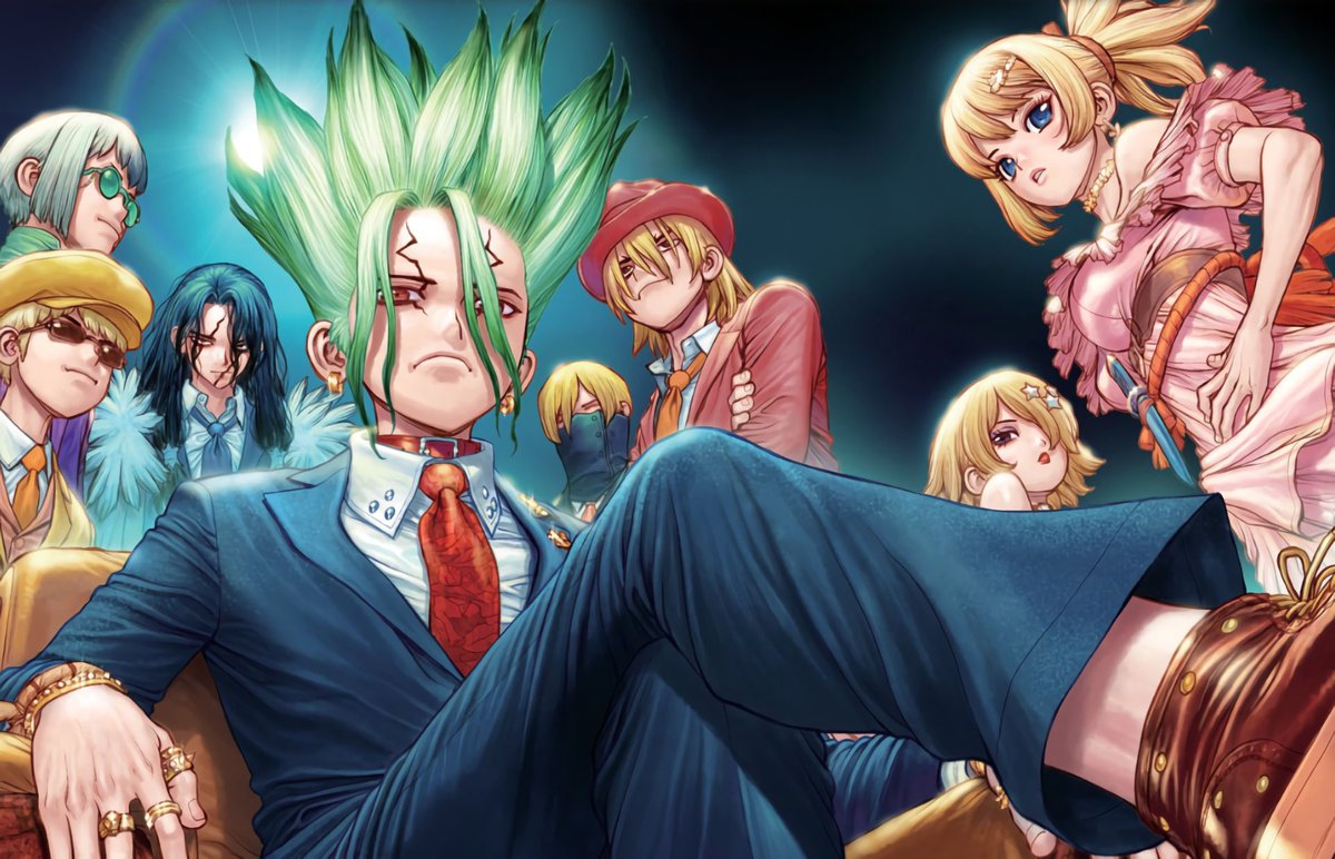 cursedchuuya's tweet photo. ok let’s hear some positive things now!! use this tweet to share what you like/love about dr stone <3 https://t.co/dEvMjTfHmv