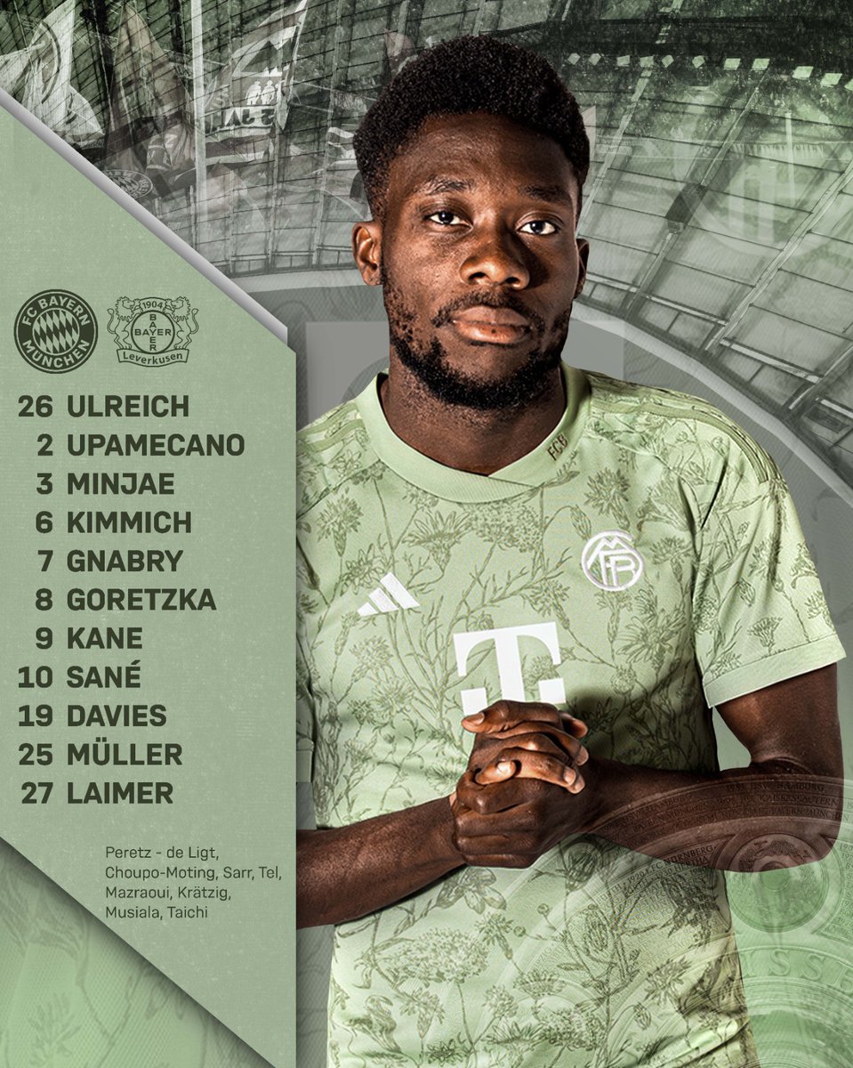 FCBayernEN's tweet photo. 𝐒𝐭𝐚𝐫𝐭𝐢𝐧𝐠 𝐗𝐈 🆚 @bayer04_en

#packmas #FCBB04 https://t.co/5V6npvzeXV