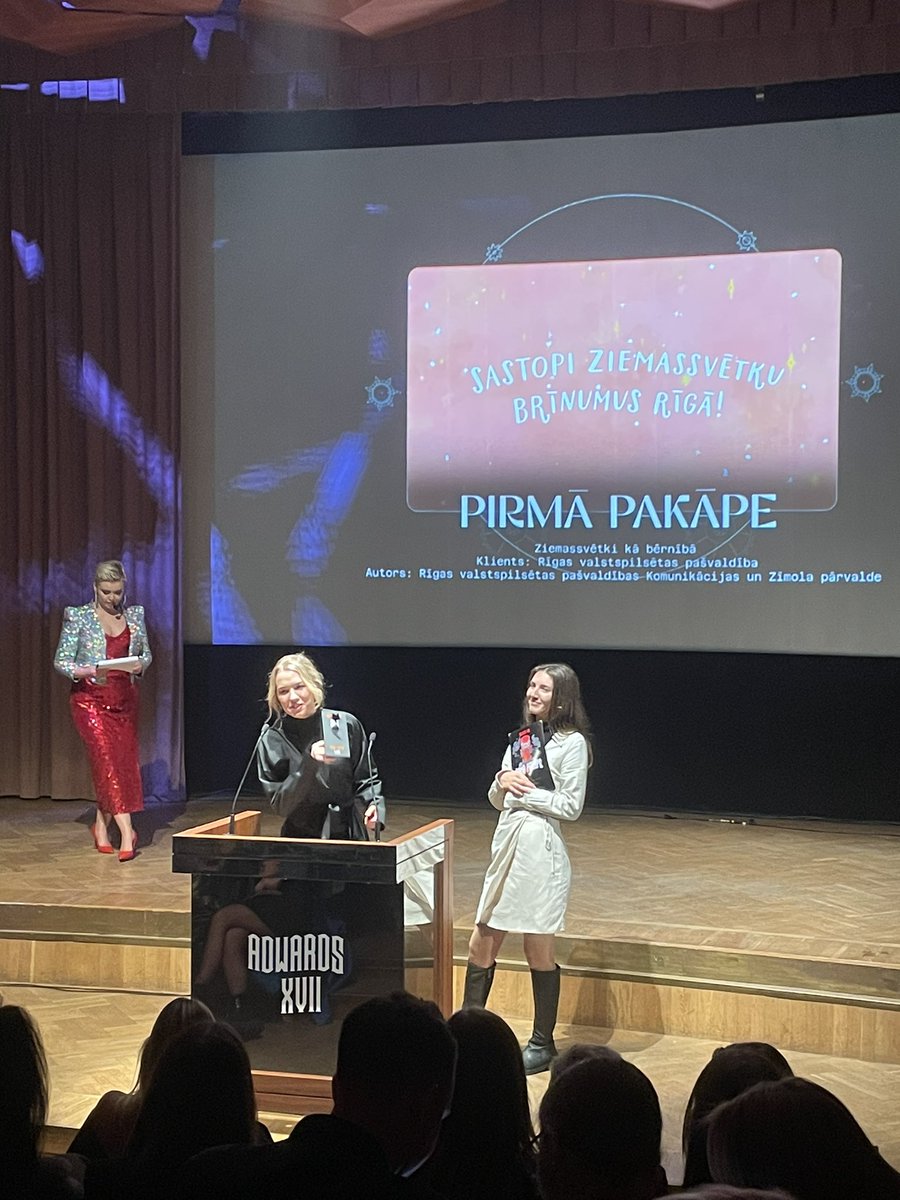 MStakis's tweet photo. Un vēl divas pirmās pakāpes!  👏 Dārta, Kristiāna, Jūlija un daudzi citi paldies, paldies, paldies ❤️Komunikācijas un zīmola komanda ir paveikusi neticami labu darbu! #Adwards https://t.co/jhvytVaG2V