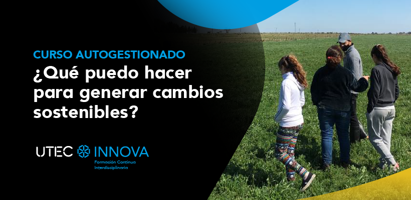 Si sos #estudiantesUTEC y te interesa la sostenibilidad ambiental y la innovación, ¡este curso autogestionado de @UTECinnova te va a copar! 🌱

🗓️ Inicia el 29 de setiembre 
🎓 3 créditos UTEC Innova
👥 40 cupos

+ info en bit.ly/AgendaUTEC