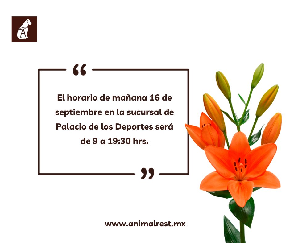 animalrestmx's tweet photo. A nuestros clientes y seguidores, les informamos: https://t.co/Ygip08U2Hx