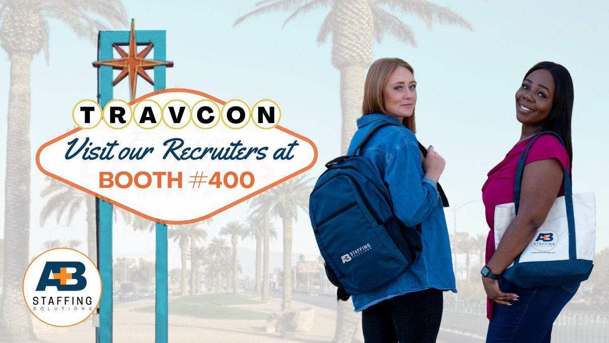 ABStaffing's tweet photo. Don't miss out on our TravCon SWAG! Make us your first stop and get one our canvas bags to start your show off right! Booth #400

#TravCon #TravCon23 #TravelersConference #TravelNurse https://t.co/7DhJLwgpKX