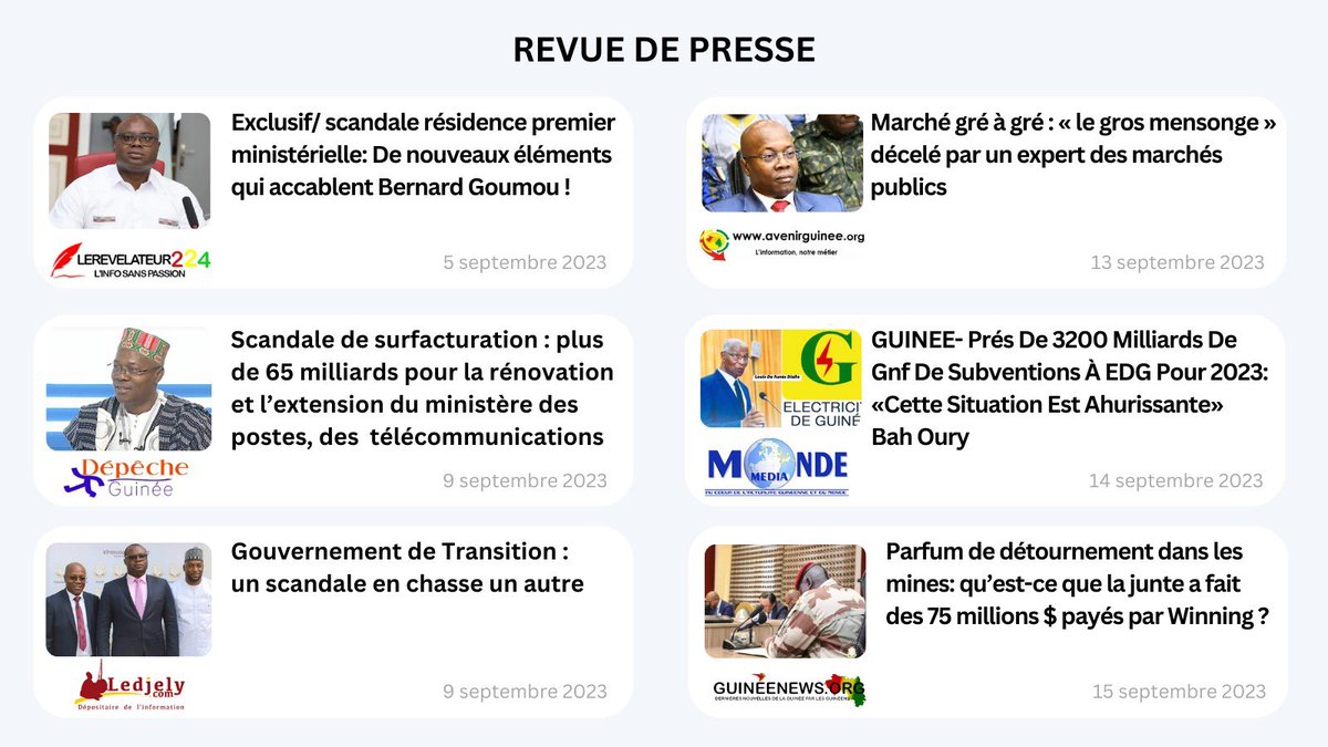 Au Royaume de la refondation, la corruption bat son plein !