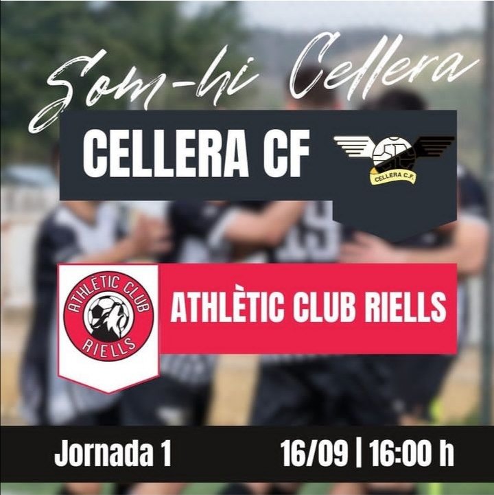 1a jornada de lliga a 4a catalana.
Preparats per assolir tots els reptes d'aquesta temporada.
#somindius