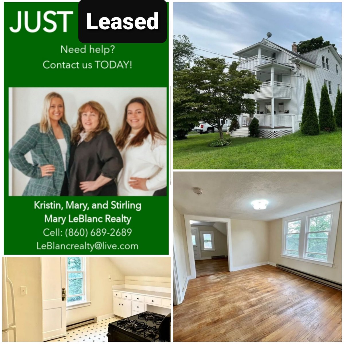 Just Leased in #PlainvilleCT  this sunny 3rd floor unit has been rented. Thank you to all who inquired.  Call Kristin  Leblanc Realtor, for your next Real Estate Transaction  8603074554 maryleblancrealty.com/homes-for-sale…