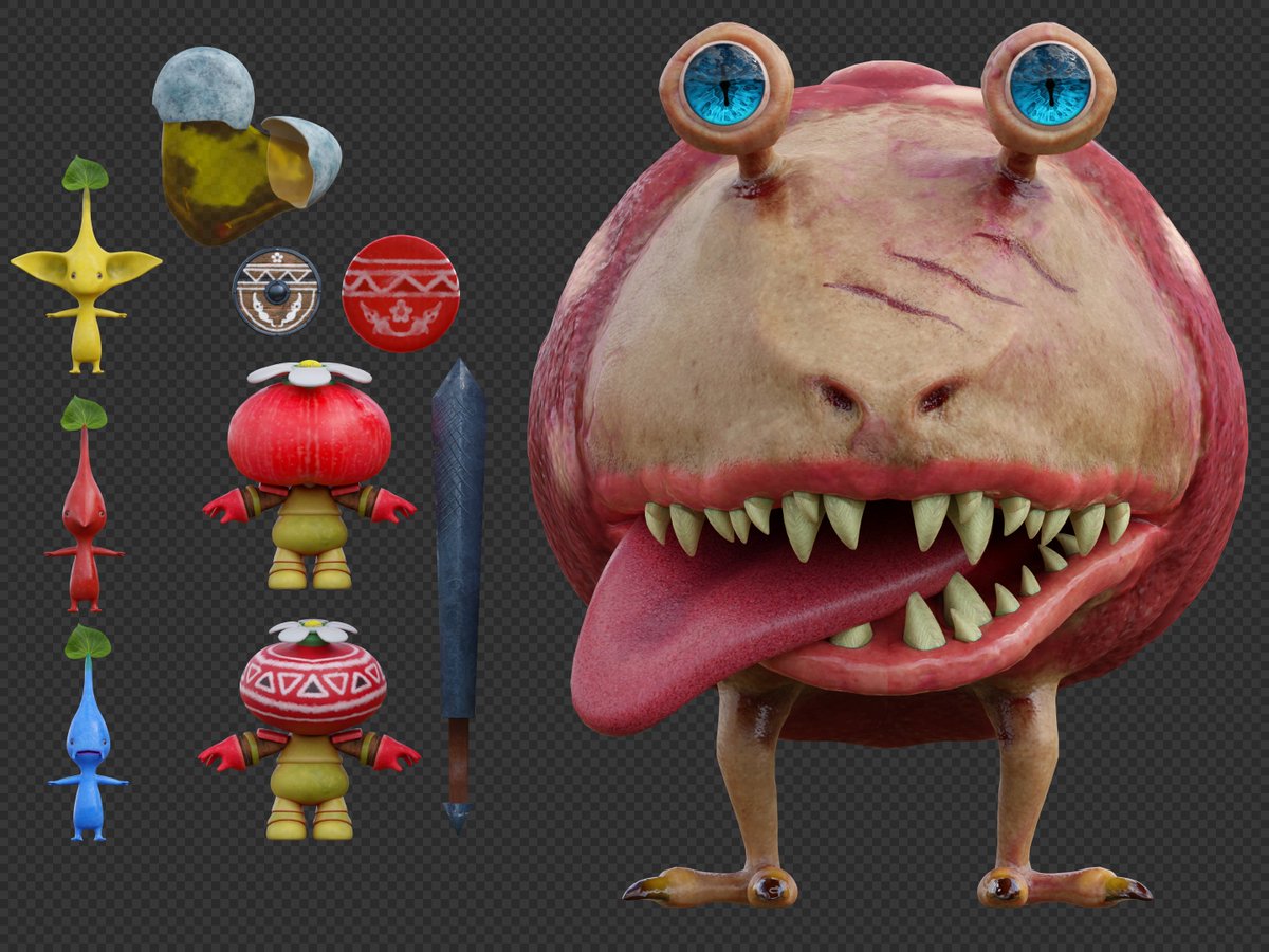 Wooden_Turtle's tweet photo. Elden Ring inspired Pikmin, Bulborb and Onion Knight made for the #Bossfight challenge.
#Pikmin4 https://t.co/sug0DcSH4L