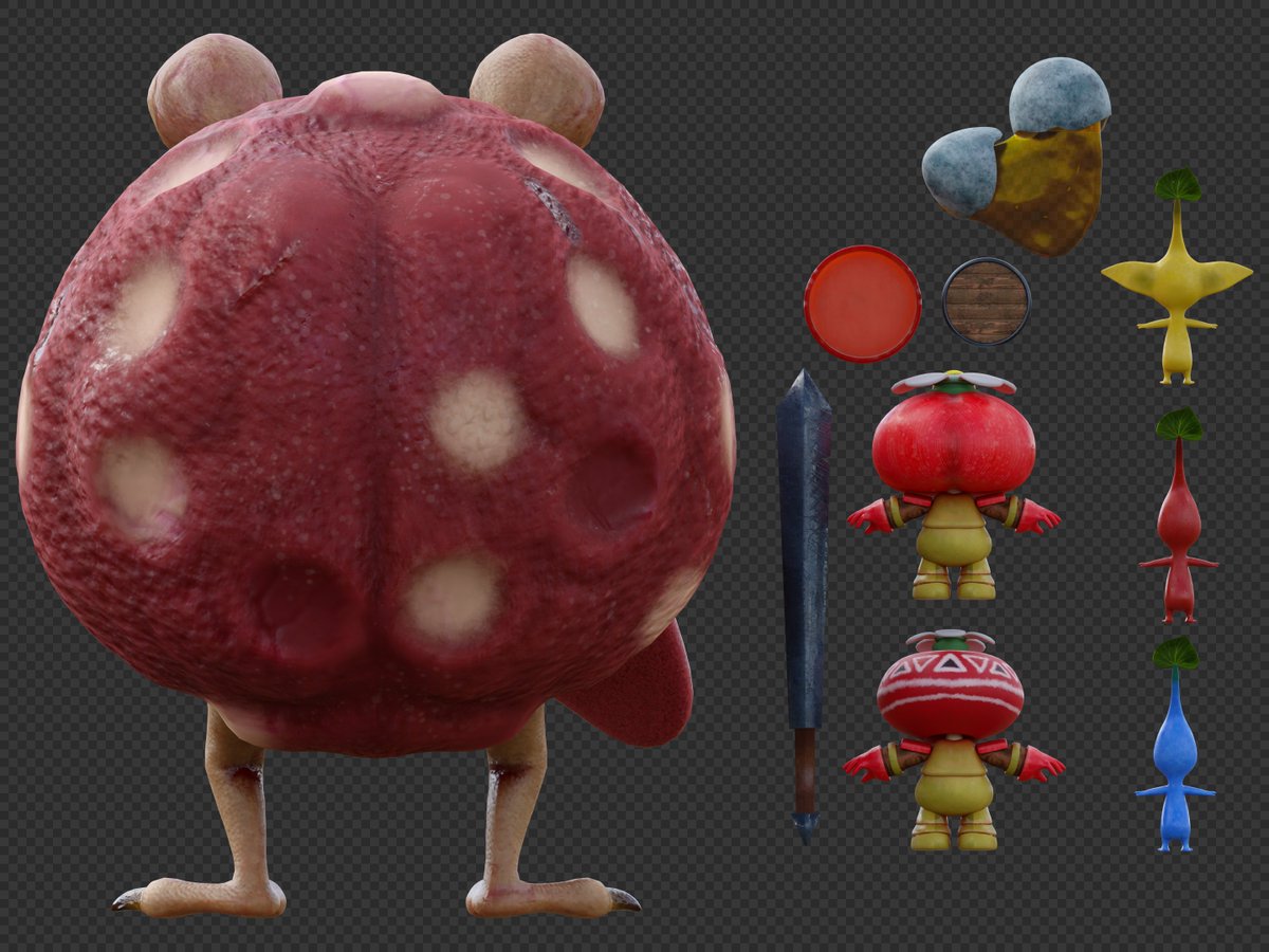 Wooden_Turtle's tweet photo. Elden Ring inspired Pikmin, Bulborb and Onion Knight made for the #Bossfight challenge.
#Pikmin4 https://t.co/sug0DcSH4L