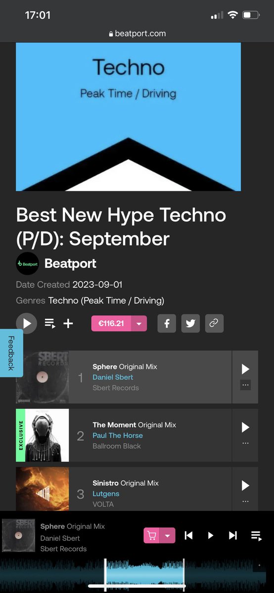 N1 Techno Hype Beatport September