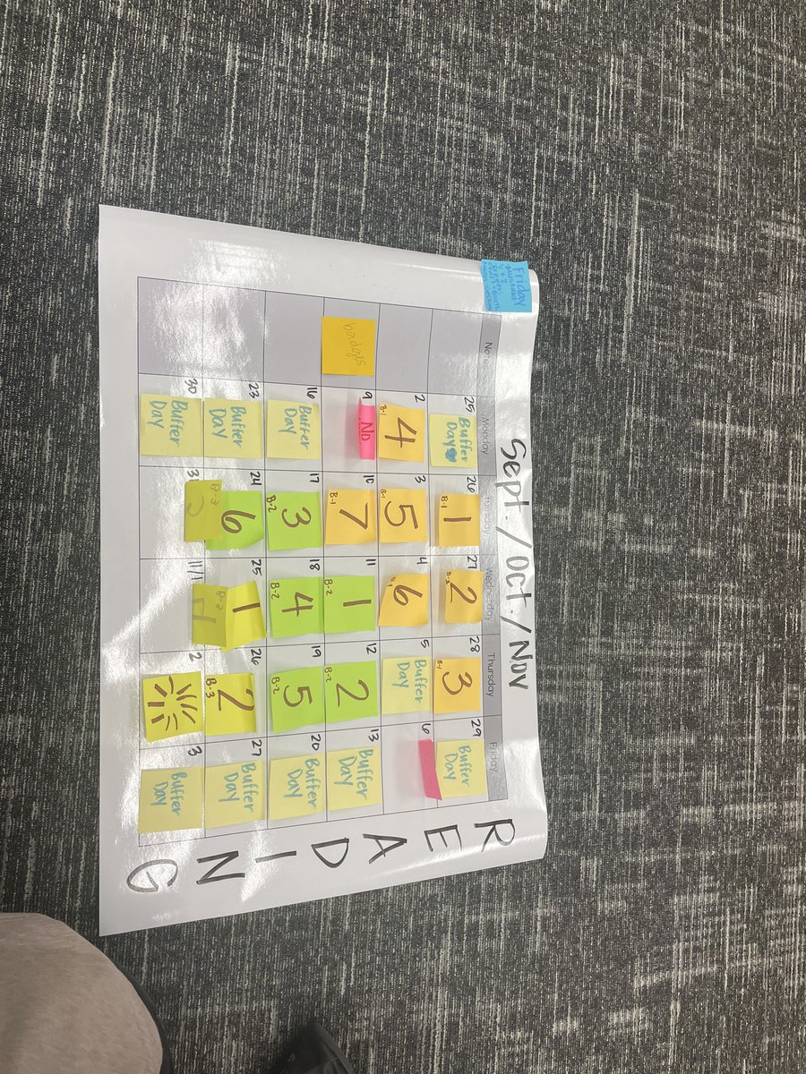 I love hearing the first grade team’s conversations and watching them build their pacing calendars during planning! <a href="/allenelem/">Allen Elementary</a> #OurAllenLegacy