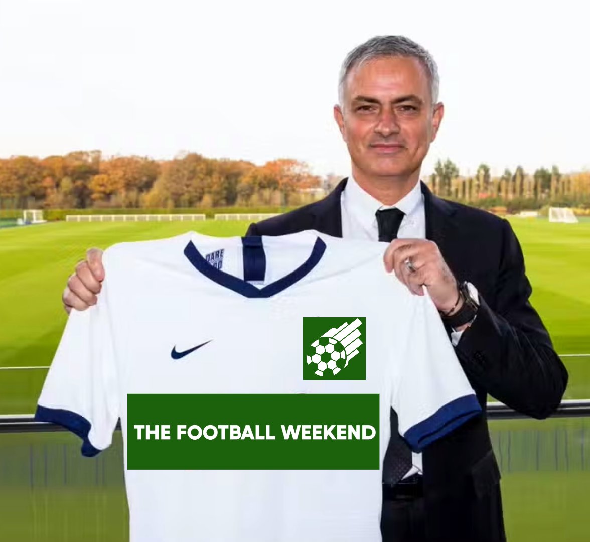 José Mourinho has signed with ⚽︎THE FOOTBALL WEEKEND on a three-year deal. Details here: thefootballweekend.com

Brighton Pepi Sofyan Amrabat Mauricio Pochettino Wolves Reyna Nasri First Take