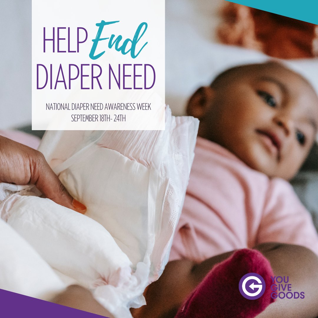 YouGiveGoods's tweet image. Even a small donation can make a big difference in the life of a family struggling to afford diapers. So please consider hosting a virtual diaper drive this National Diaper Need Awareness Week.
yougivegoods.com/Diaper-Need-Aw…
#EndDiaperNeed #diaperneed  #basicsarentbasic