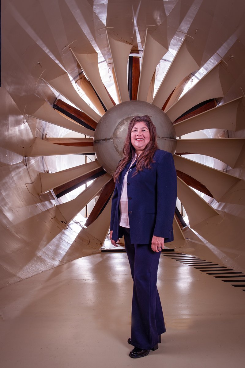After growing up in Puerto Rico and studying electrical engineering, Adabelle Narvaez-Bostwick's skills &amp; determination took her to NASA. Now, she helps make flight faster, cleaner, and safer as Glenn's chief engineer for <a href="/NASAaero/">NASA Aeronautics</a>. Read more: go.nasa.gov/3RkHLqf #HHM23