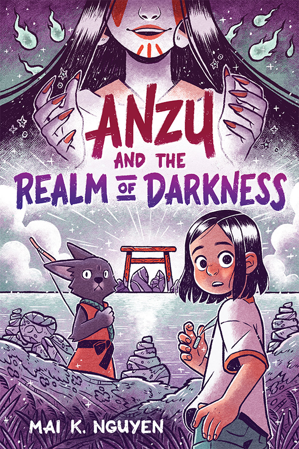 ohmaipie's tweet photo. ⛩️I'm so excited to finally share the cover for ANZU AND THE REALM OF DARKNESS! ⛩️

Crawling out from the underworld on May 7, 2024👹You can preorder it now! 

https://t.co/mdwLcPYx7S… 

Colors by the wonderful @daitsaisan👩‍🎨 https://t.co/4sGzpjAcx4