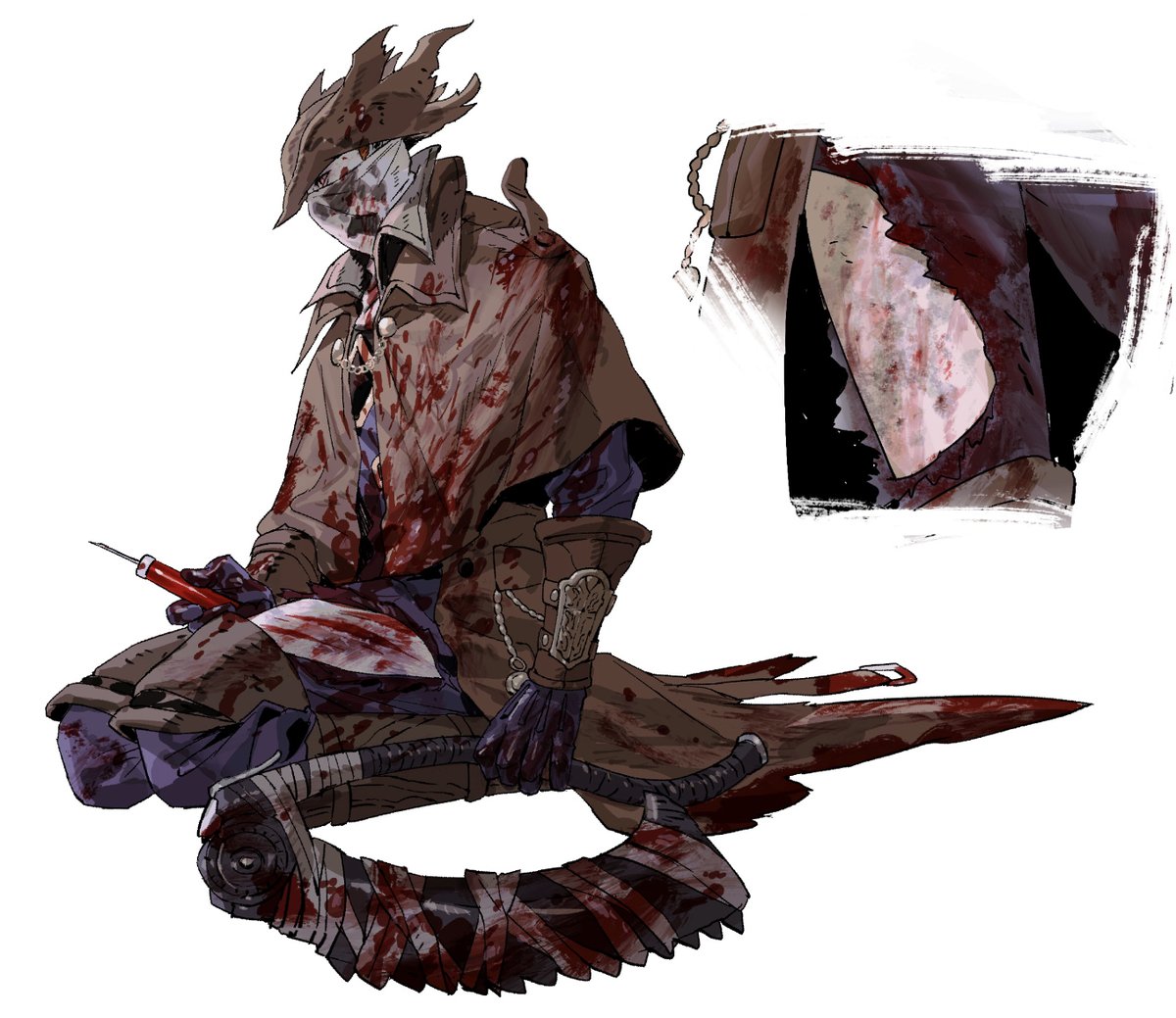 Ximiandingshi's tweet photo. still bloodborne rorschach https://t.co/qO1Kh9iJPv