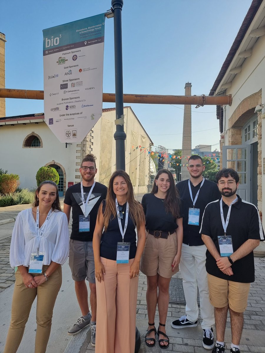 zoecournia's tweet photo. Our lab @BRFAA_IIBEAA is participating at the Bioinformatics & Biotechnology Forum: Fostering Collaboration in Industry & Academia #bio3 conference
https://t.co/hwRRxOPT7X https://t.co/QwoAAxmjPM