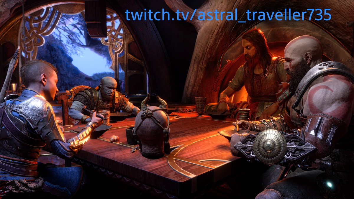 Astral_735's tweet photo. Good evening folks! Your boy, the Astral Traveller, is now 🔴 LIVE on #Twitch to vibe with Kratos and Atreus. 

So feel free to hang out, share with friends, grab a snack if you care or two and enjoy the show. 
😎👍

Link 📺: https://t.co/ebuiKs8cBK 

#GodofWarRagnarok #GodOf https://t.co/z2eNaEtnUR
