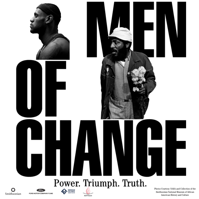bhamcivilrights's tweet photo. #MenOfChange weaves history into the moment: learn about the impact of these men and their roots in rich community traditions.

The new exhibit is opening TODAY with works of art at the BCRI &amp; the core of the exhibit on display at @bpl

learn more: https://t.co/uUhYRer8ia https://t.co/XSlVaHAyqa