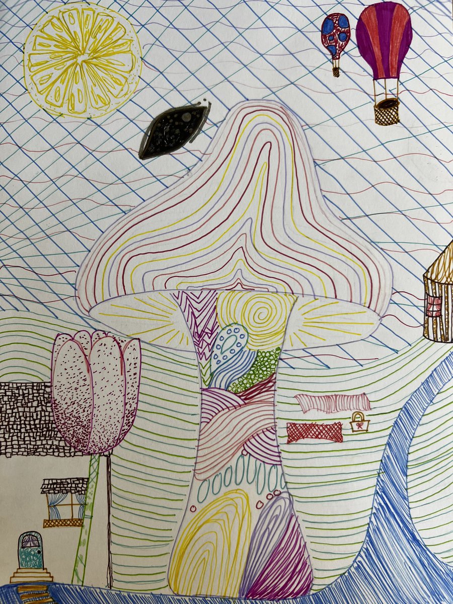 artBWHS's tweet photo. Celebration Friday! Ss have been working on expressive and directional line drawings @BWLSD #drawing #lines https://t.co/oTgQEJPmOL