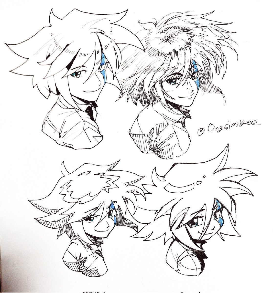 #괴도조커 #怪盗ジョーカー 
돌려돌려 그림체