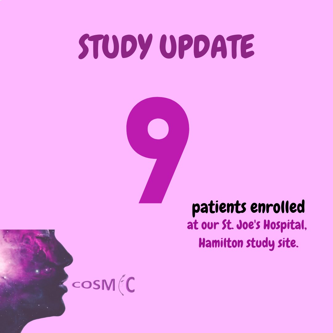 GUIDEgroup_CA's tweet photo. The 9th patient has been enrolled in the COSMIC trial!  A genuine thank you to the remarkable ICU Respiratory Therapists @StJoesHamilton for their tireless efforts, commitment, and steadfast partnership in ensuring the progress of our clinical trial.  
Stay connected for updates! https://t.co/UoFTrKScXz