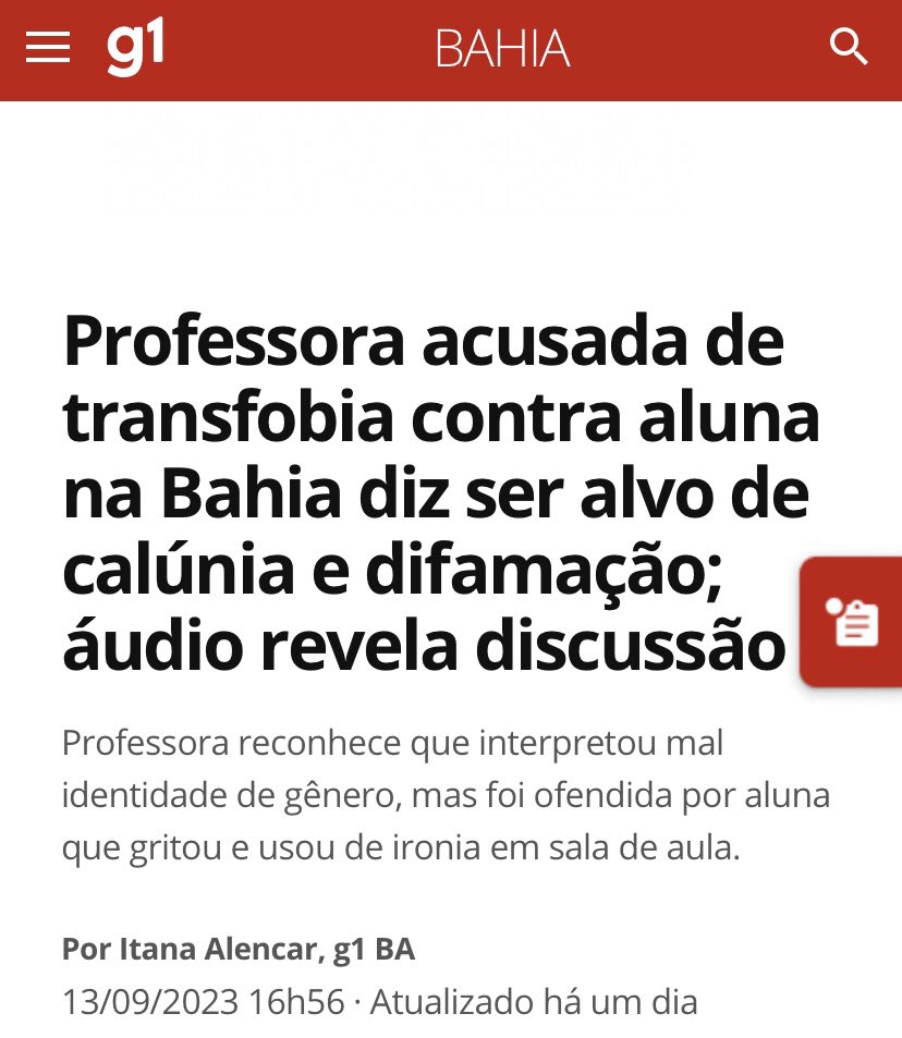 Isso daqui é um surto completo: 

A professora errou o pronome da aluna duas vezes, pediu desculpas e o erro não se repetiu. 

A aluna - que não tinha lido o texto - foi invasiva o tempo inteiro, inclusive antes de ter o pronome desrespeitado. 

A professora teve o exercício da