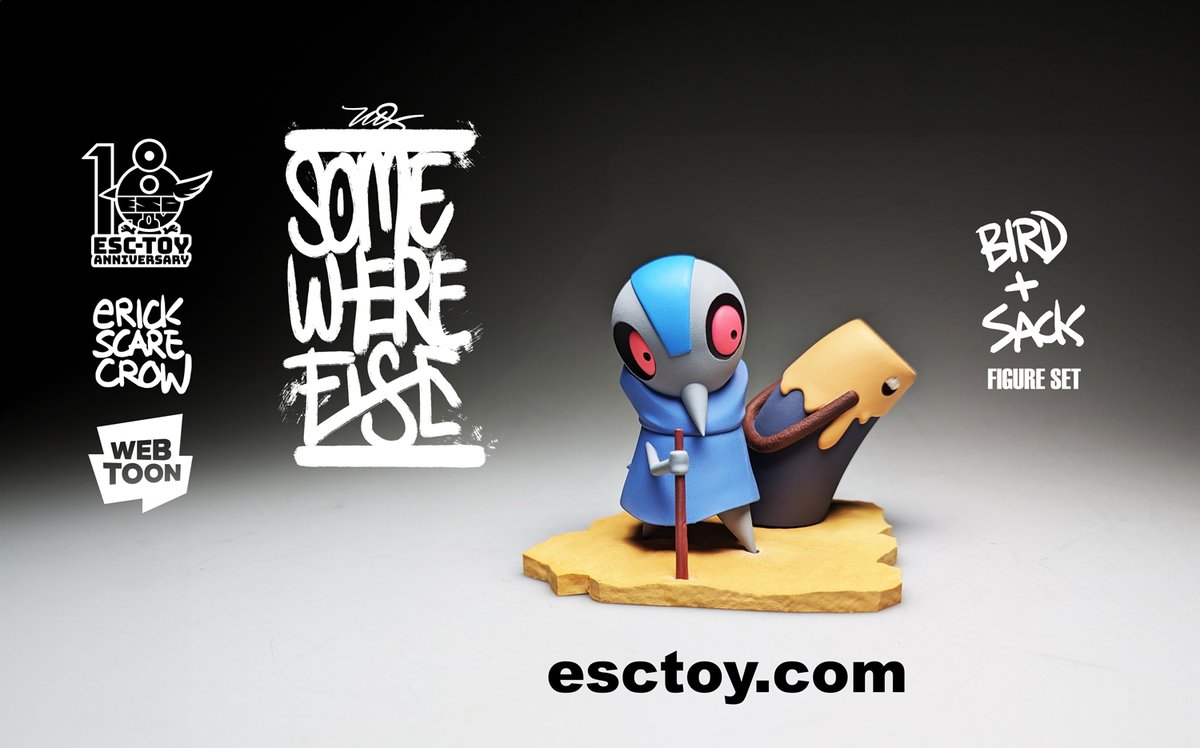 ESCtoy's tweet image. SOMEWHERE ELSE @webtoon by @erickscarecrow to return in 2024- webtoons.com/en/canvas/eric…
Preview of the upcoming figure set. #erickscarecrow #webtoon #somewhereelse #esctoy