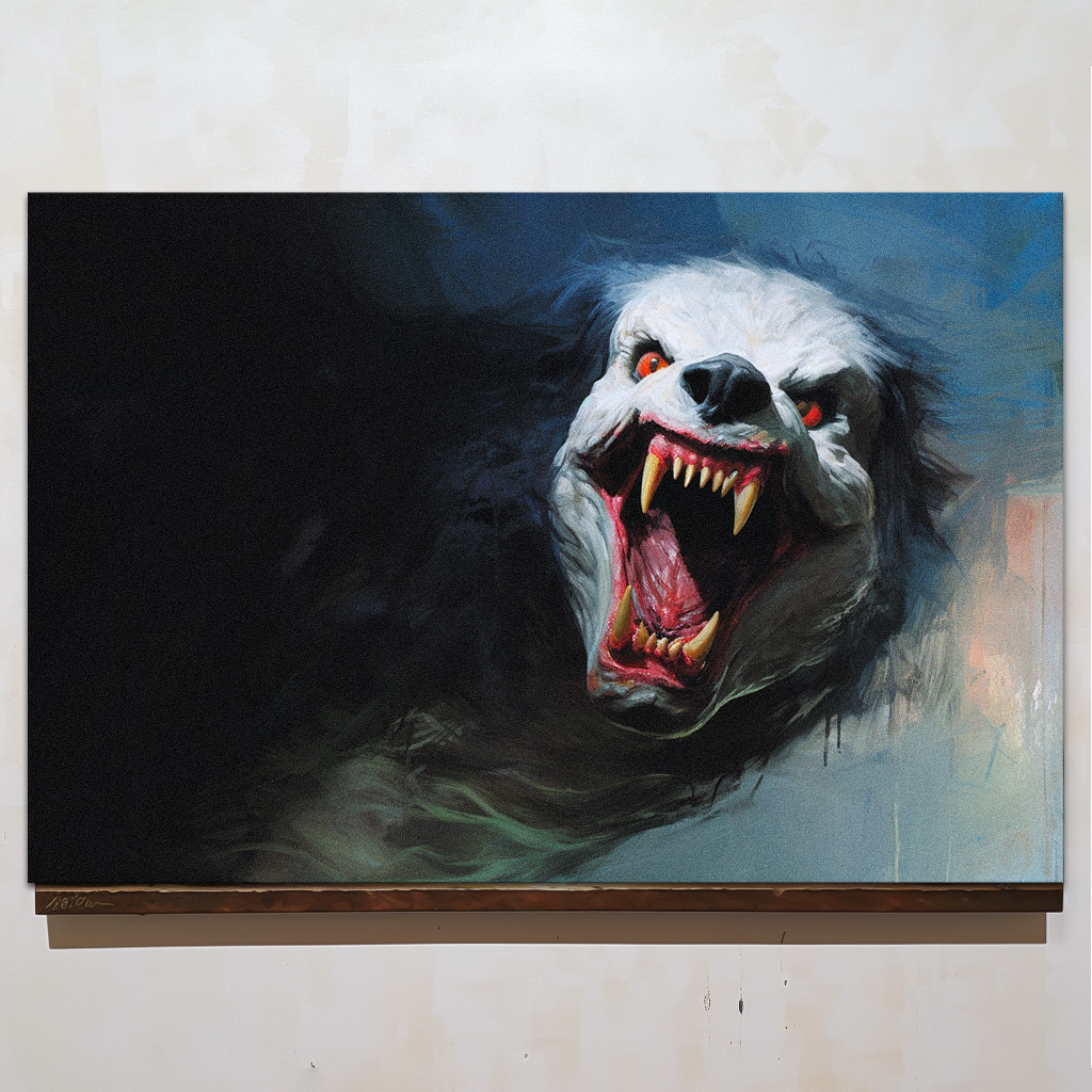 typebeatart's tweet photo. Scary Creature Art To Haunt Your Visitors https://t.co/s57vwolAZP