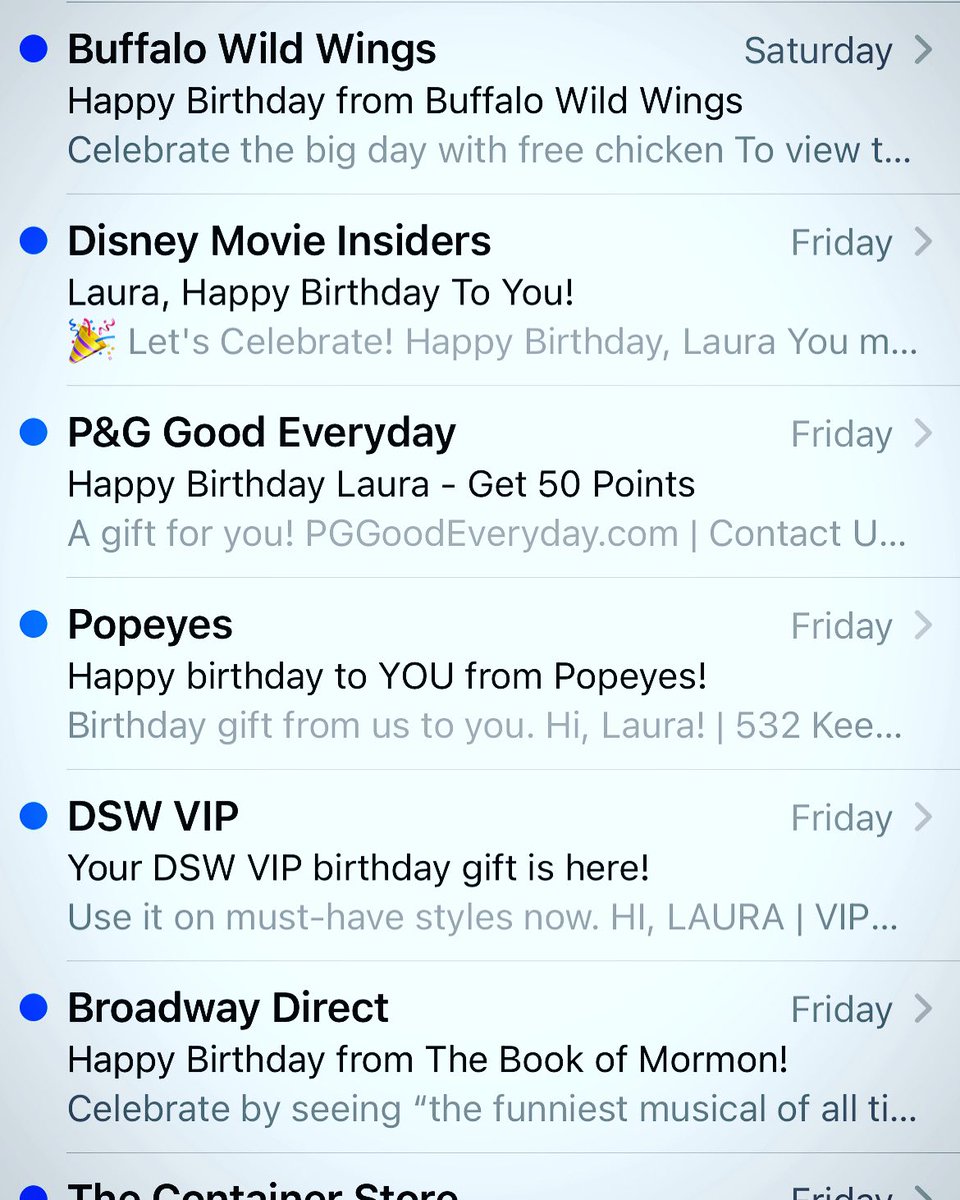 Not to brag, but a lot of friends are VERY excited about my upcoming birthday