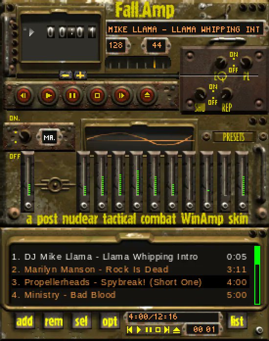 Winamp Skin: Fall Amp