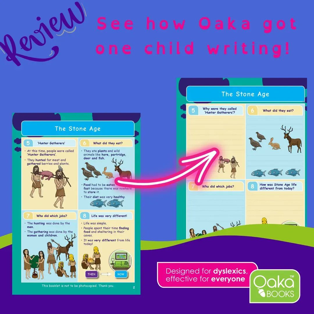 OakaBooks's tweet image. Struggling to get your child to write? 🖋 Oaka Topic Packs make it easier than ever! Our structured format helps even the most reluctant writers get their words down on paper. 📝 See how this helped one family buff.ly/3RlOtfU #dyslexia #strugglinglearner #SEN #homeed