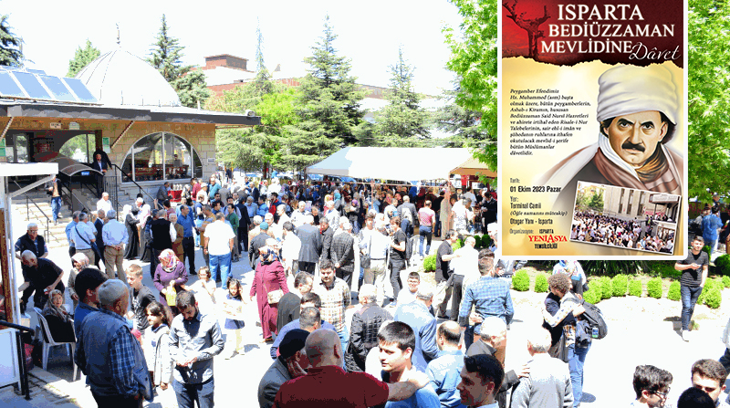 yeniasya's tweet photo. Isparta Bediüzzaman Mevlidi'ne davetlisiniz https://t.co/r9IiUaUeJB https://t.co/NWD9l3HBPa