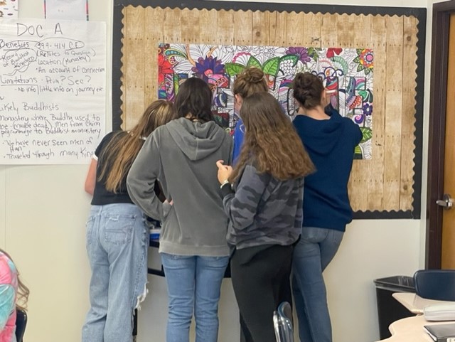 Love a post-assessment coloring session! <a href="/OldMillHSAACPS/">OldMillHS-AACPS</a>