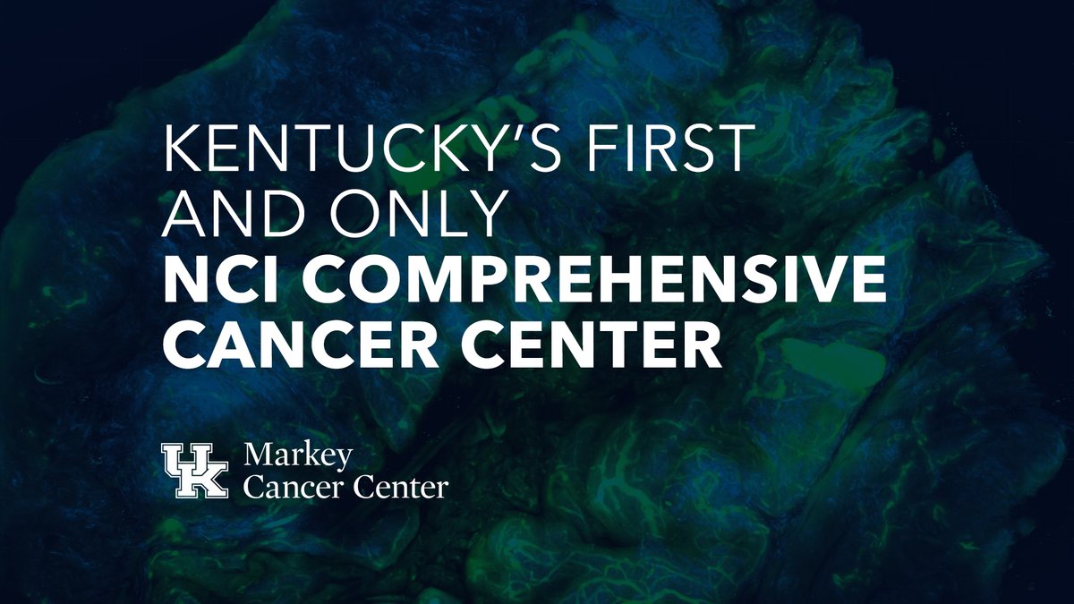 Kentucky’s first and only NCI Comprehensive Cancer Center. 👏 @UK_HealthCare's @UKMarkey Cancer Center announced today that it has earned a National Cancer Institute “Comprehensive” Cancer Center designation, the highest level of recognition awarded by @theNCI.