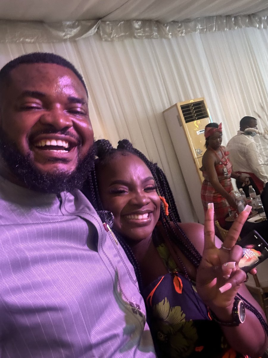 TheoAbuAgada's tweet photo. With the legend, @ugoccie at the launch of #ABIALAM Album by Kabaka of the Oriental Brothers. 

I’m such a big fan and her performance was 🔥🔥🔥🔥🔥🔥 https://t.co/z7WaRPKEr2