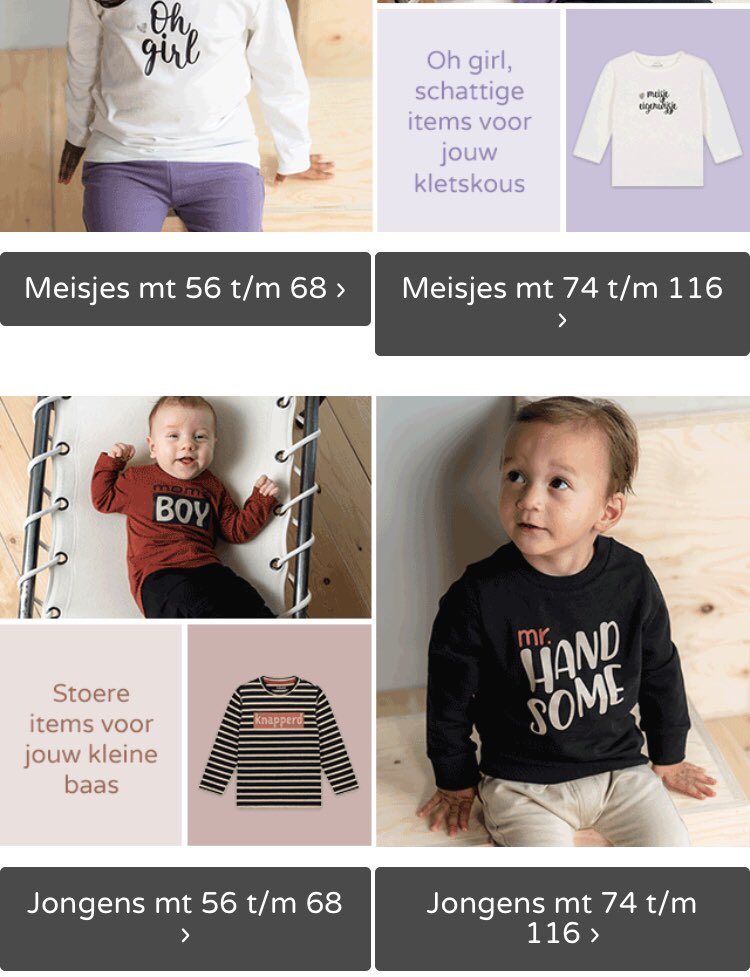 Hi <a href="/Prenatal/">Prénatal</a>. Wat nou als mijn dochter in de toekomst een ‘baas’ wordt, of een stoere rauwdouwer? Of als je een schattige zoon hebt die je de oren van de kop kletst? 
Waarom zijn jullie zo gendernormatief?