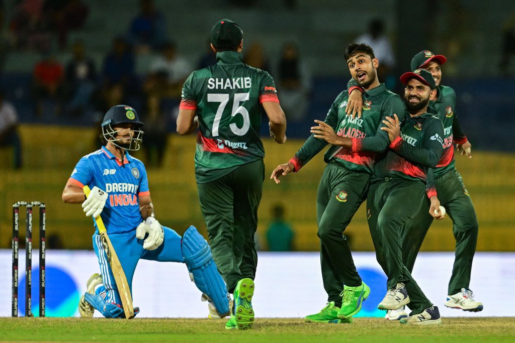 I am ashamed as a Bhartiya today.

Bangladesh have defeated India for the first time in 11 years in Asia Cup history.

This is not defeat of India, this is defeat of Modi, it’s a sign that Modi’s diplomatic ties are getting weakened.

If we want India to shine once again, it’s