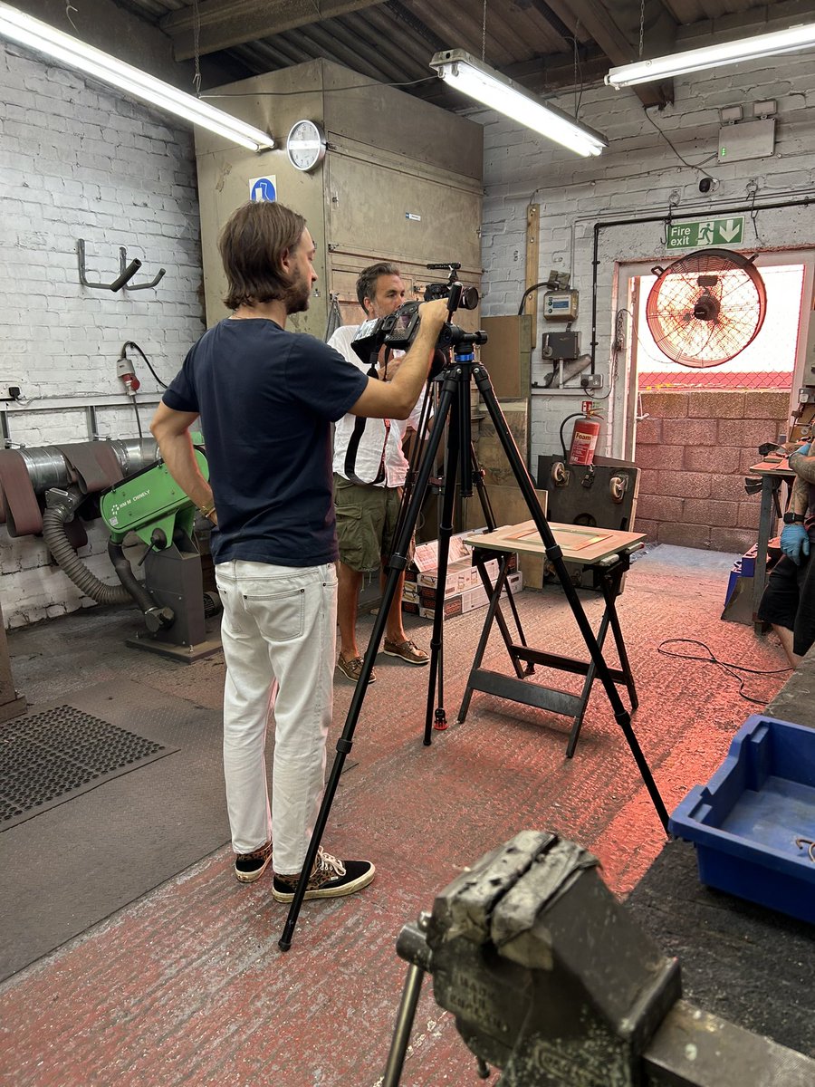 Had a film crew in the workshop today shooting clips for a video for a prestigious project Ospreys are involved with, can’t say anything else 🤐
#bespokedesign
#ospreymetalfinishers