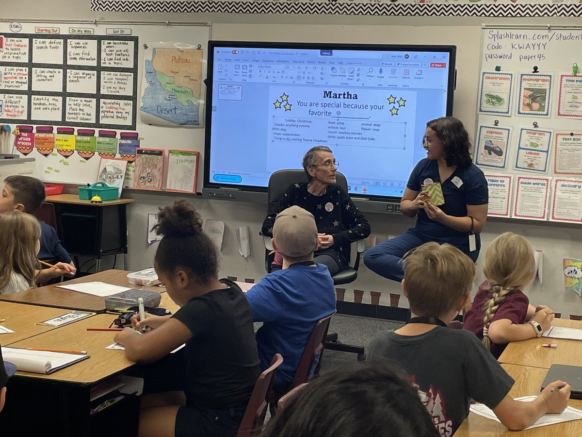 We love when our friends from Savannah House come to visit.  They were interviewed, read with students, told stories, and went to recess!  We can’t wait until the next visit. #townemeadows #connections