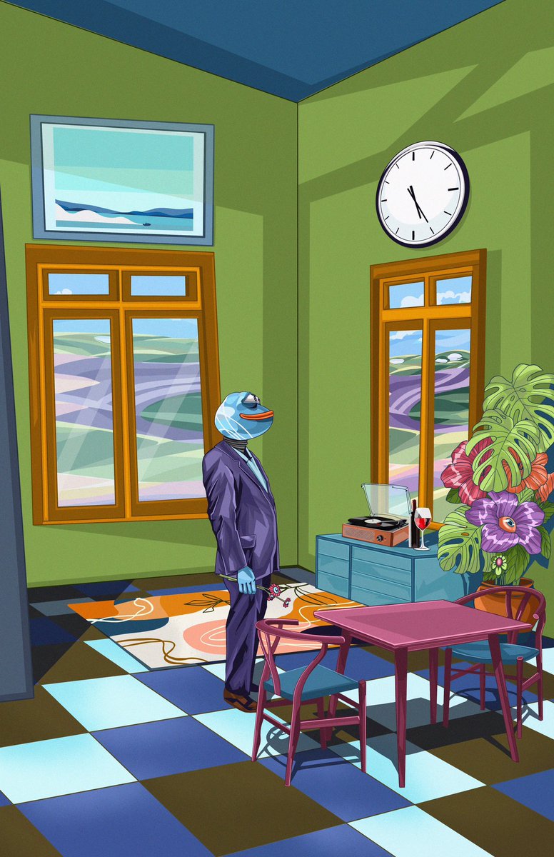 Ruben_BigQ's tweet photo. Dear #PEPE fams! finally so glad mint this newest art in my new contract PEPE DAILY

‘BELIEVE ’

🐸 OPEN EDITION 
🐸 Price 0.010 ETH or $16 /Mint
🐸 Available for 13 Days 
🐸 Minted link https://t.co/oGv7F28p1R

Wish me luck fams. Have a wonderful day 🐸❤️

#nftcommunity #NFTs https://t.co/loIiKM9hih