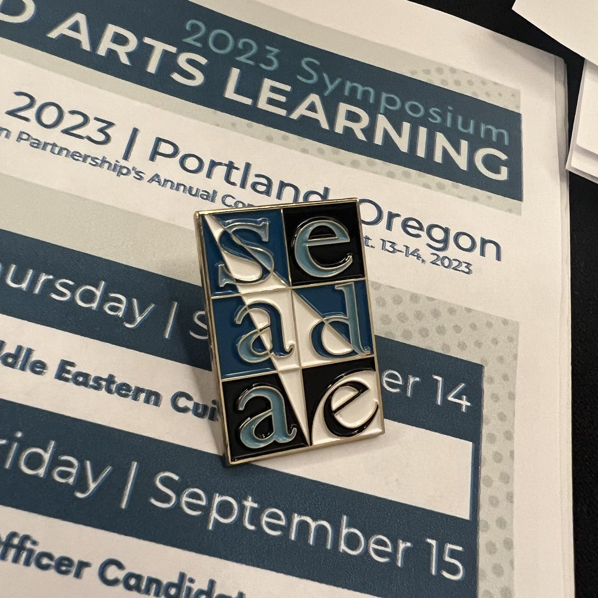 Thankful to be representing Ky at the State Education Agency Directors of Arts Education (SEADAE) Symposium in Portland, Oregon. Looking forward to learning & sharing ideas about customized Arts learning & excited about conversations surrounding HQIRs! @UnitedWeLearnKY @_SEADAE