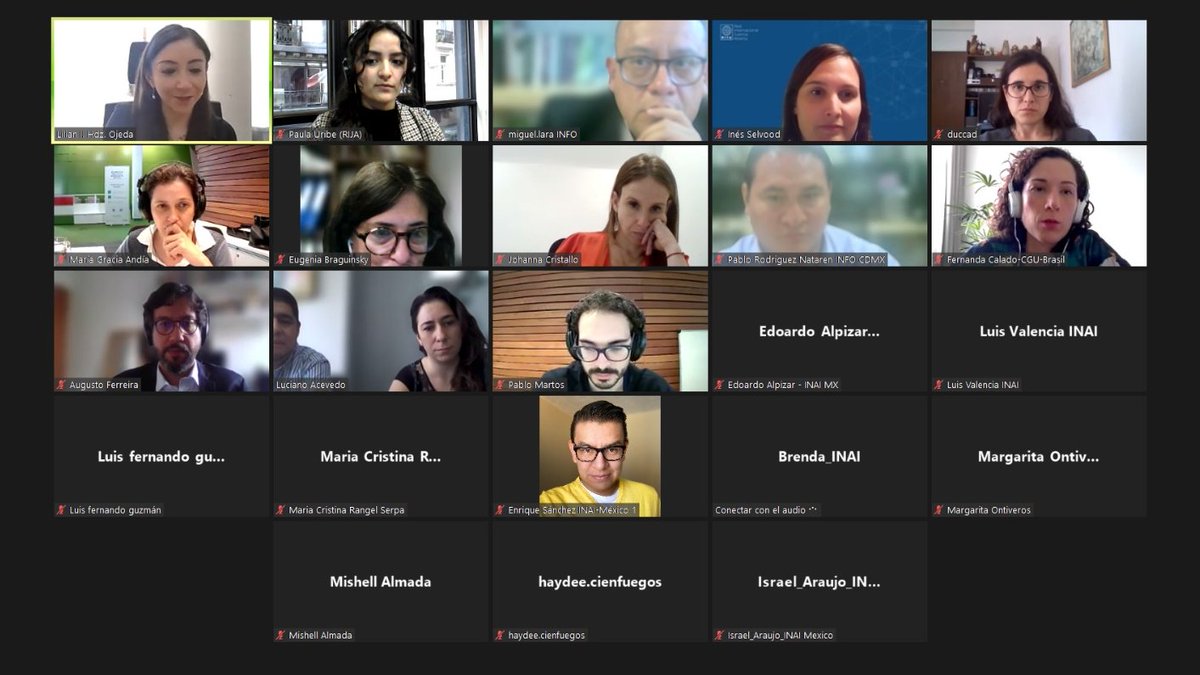 RedRija's tweet photo. RIJA participó de la primera reunión del grupo de Democracia Ambiental de la @RedIntercambio en la cual se eligieron a las correspondientes autoridades. 
Felicitamos a la @AAIPargentina y al #OGDAI de la Ciudad de Buenos Aires, Argentina, como nuevos coordinadores! 👏 https://t.co/QBahJsXCVT