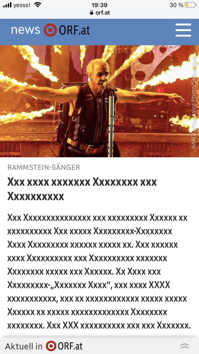 MatthiasCremer's tweet photo. coole aktion des orf
rammstein sänger klagt und orf reagiert https://t.co/fFCLBjk80v