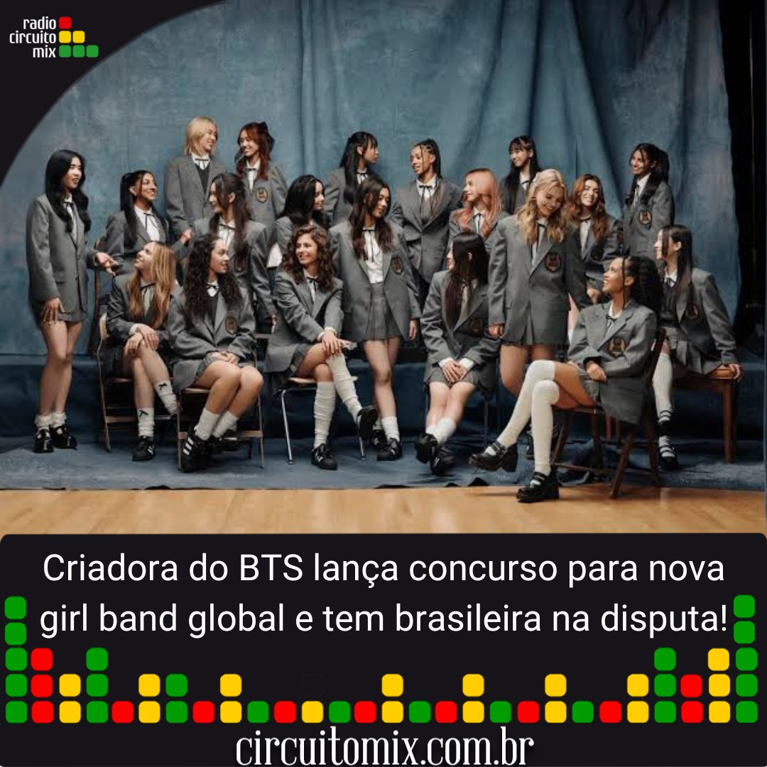 CircuitoMix's tweet photo. A empresa criadora do BTS, em parceria com a gravadora Geffen Records, está em busca de uma nova girl band!

Link na Bio

#DREAMACADEMYHQ #HYBE #GEFFEN #드림아카데미 https://t.co/Hk2de2TgJq