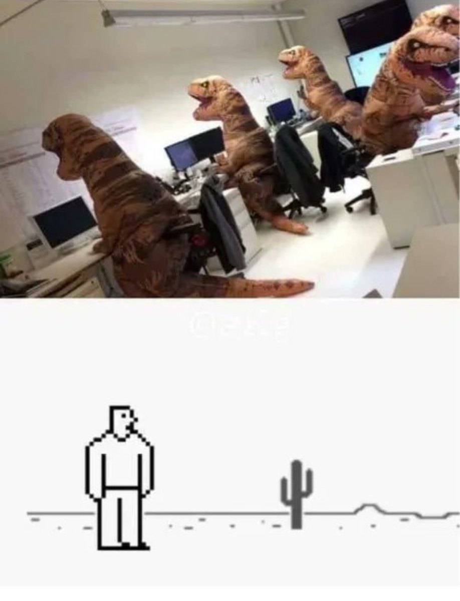 juniinfonseca's tweet image. Hehehe

#GoogleDino #TRexGame