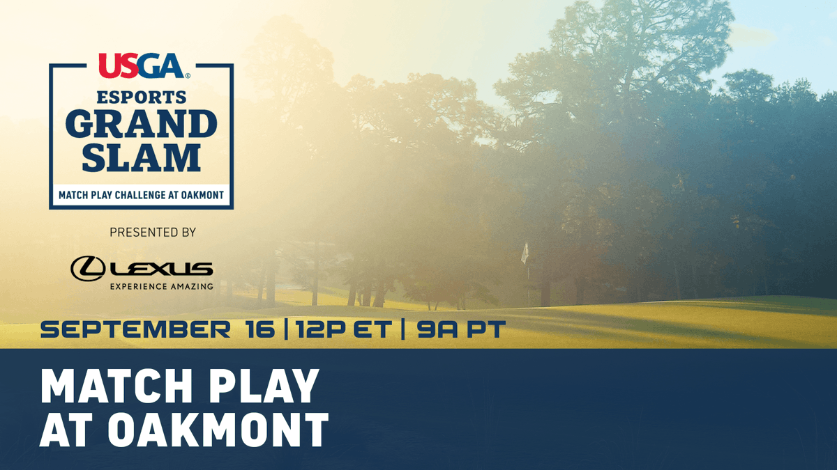wgtgolf's tweet image. LIVE tomorrow! 🚨 Tune into the @USGA eSports Grand Slam: Match Play Challenge at Oakmont Championship as ten of WGT's top players battle it out on the course. 

📺: bit.ly/usga-grandslam…
